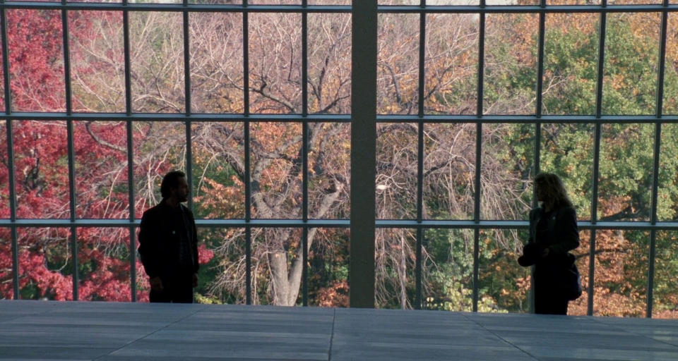 Harry and Sally in the Temple of Dendur at the Met in When Harry Met Sally.