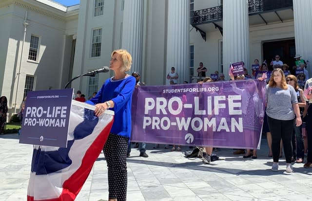 Alabama's Republican governor recently signed a law to ban most abortions, sparking protests in the state