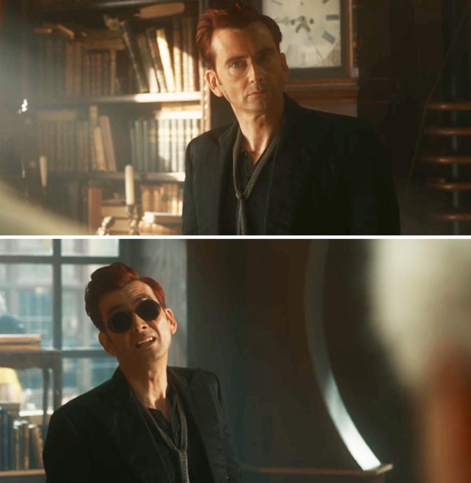 Screenshots from "Good Omens"