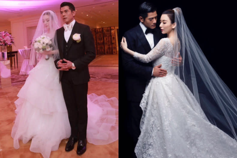 2017年郭富城與方媛在香港半島酒店舉行婚禮 圖片來源：小紅書@方媛Moka