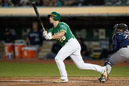 MLB: Seattle Mariners at Oakland Athletics