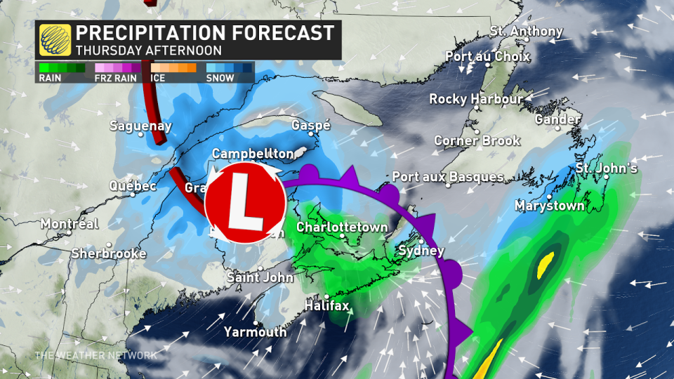 Atl precipitation forecast timing Thursday aft March 20 2024