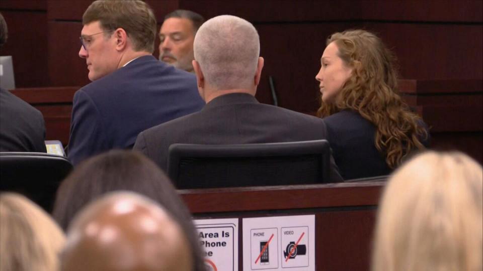 PHOTO: Kaitlin Armstrong is shown in the courtroom at the Blackwell-Thurman Criminal Justice Center in downtown Austin, Nov. 1, 2023. (Pool via ABC News)