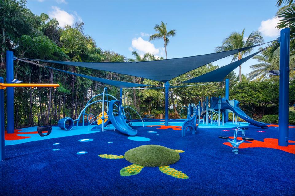 The Breakers' playground was redesigned in 2021 with a marine theme.