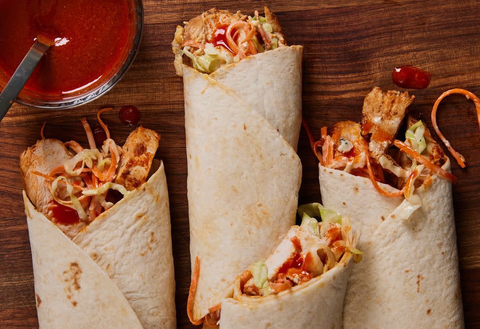 buffalo chicken wrap