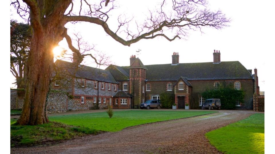 Exterior shot of Anmer Hall