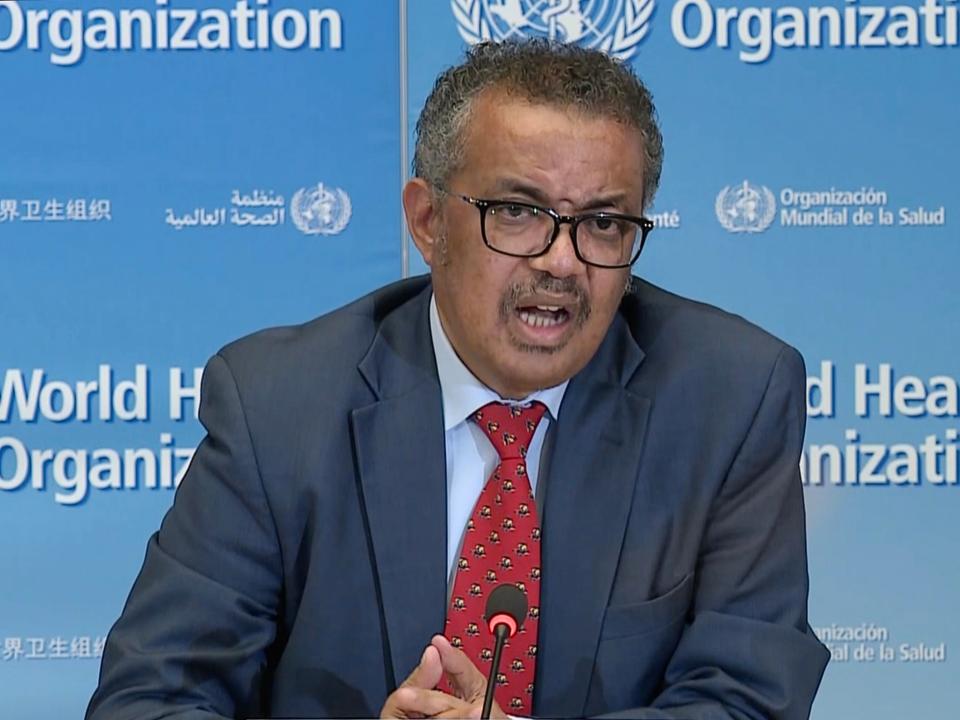 WHO director general Tedros