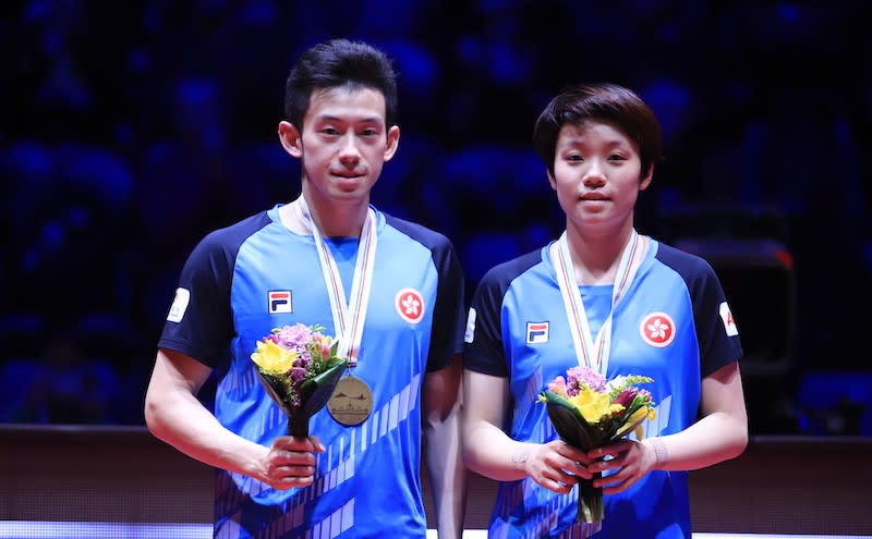 黃鎮廷（左）及杜凱琹下月重返國際賽舞台。（圖：體路資料庫）