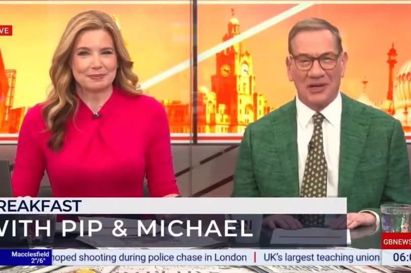 Pip Tomson and Michael Portillo on GB News