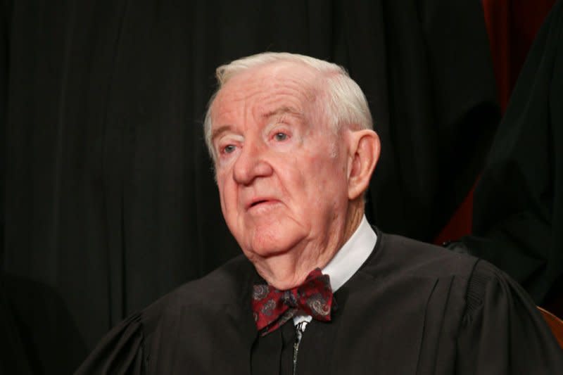 On April 9, 2010, U.S. Supreme Court Justice John Paul Stevens, 11 days shy of 90, announced he would retire after 35 years on the court where he was widely regarded as leader of the liberal bloc. File Photo by Gary Fabiano/UPI