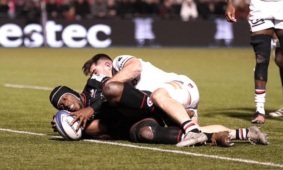 Salvo: Two tries in 11 minutes from Maro Itoje (PA)