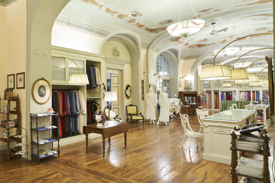 Loretta Caponi boutique in Florence - Credit: Image courtesy