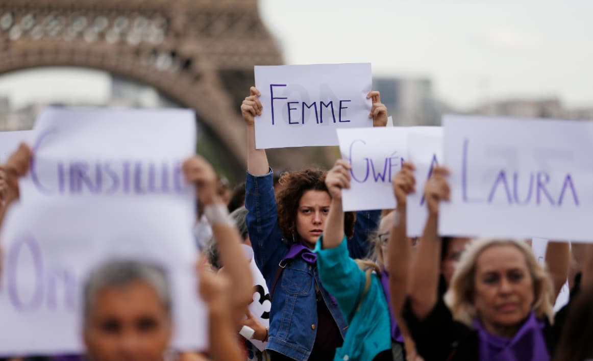 Manifestation Nous Toutes en hommage aux victimes de féminicides. (Illustration) - Zakaria Abdelkafi - AFP