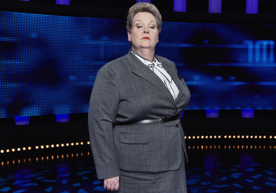 Anne Hegerty has won multiple quizzing titles. (ITV/Matt Frost)