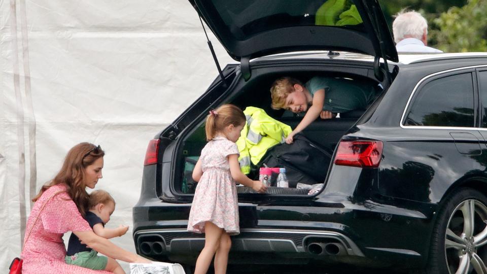 Kate Middleton with Prince George, Princess Charlotte and Prince Louis