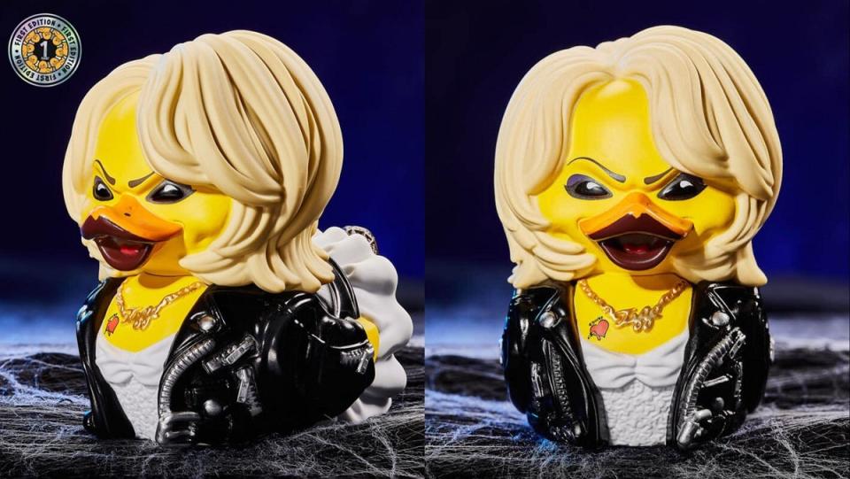 Tiffany from the Bride of Chucky as a rubber duckie from TUBBZ.