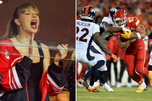 When Taylor Swift shows up for an NFL game, what's a TV broadcast to do? -  The Athletic