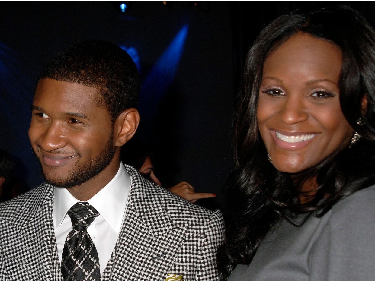 usher tameka foster