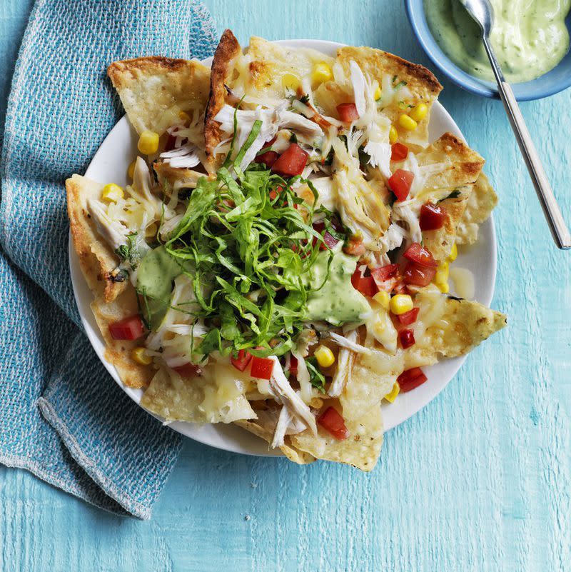 Loaded Chicken Nachos