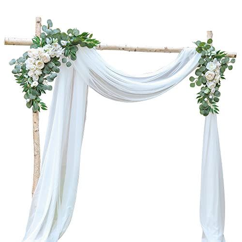 19) Artificial Flowers Arch Flower Arrangement Set