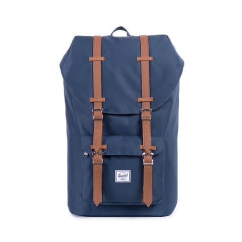 <p>For the guys in your life that commute on a daily basis, a stylish backpack is always a great gift idea. Source: <a rel="nofollow noopener" href="https://www.davidjones.com/bags-and-accessories/mens-bags/backpacks/20267581/Little-America-Backpack.html" target="_blank" data-ylk="slk:David Jones;elm:context_link;itc:0;sec:content-canvas" class="link ">David Jones</a> </p>