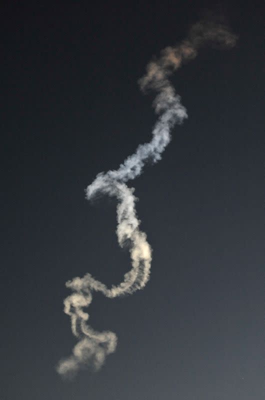 The Boeing CST-100 Starliner spacecraft lifts off from launch complex 40 at the Cape Canaveral Air Force Station in Cape Canaveral,