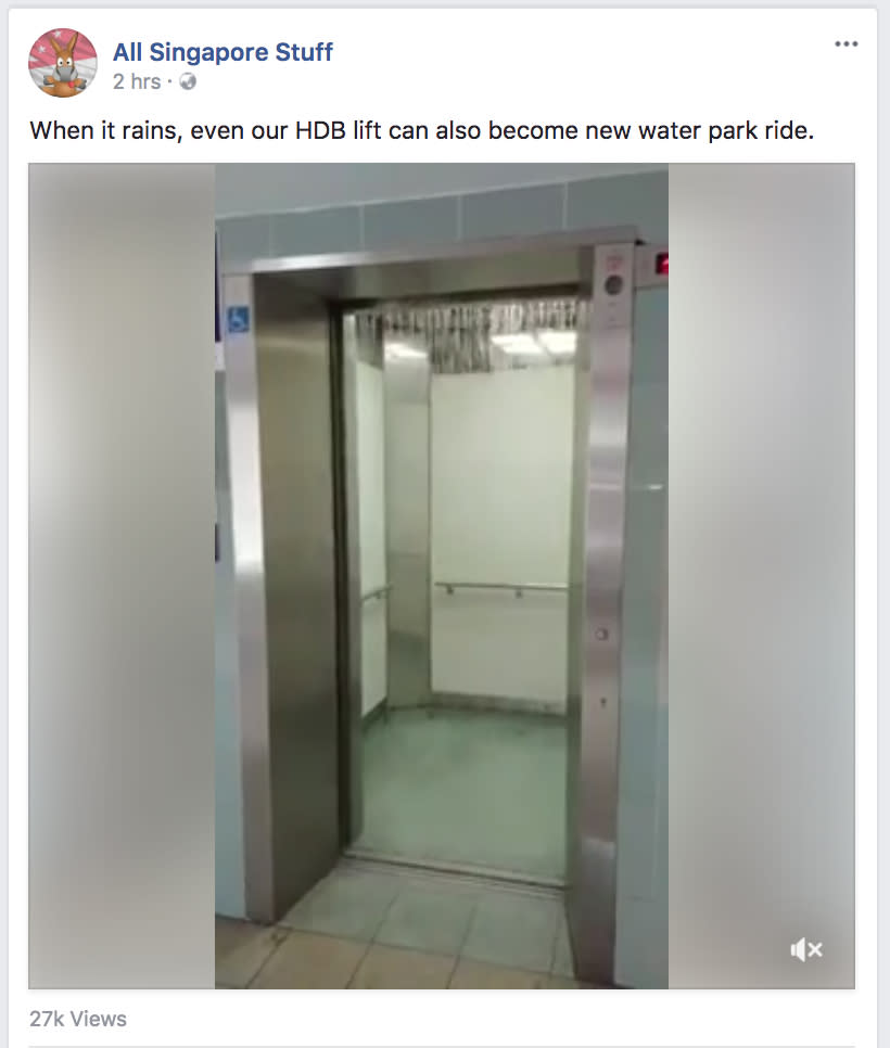 Hilarious posts on the flash floods in Singapore