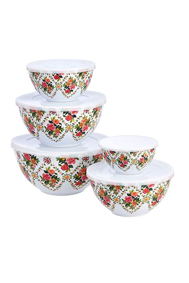 3) 10-Piece Mixing Bowl Set with Lids