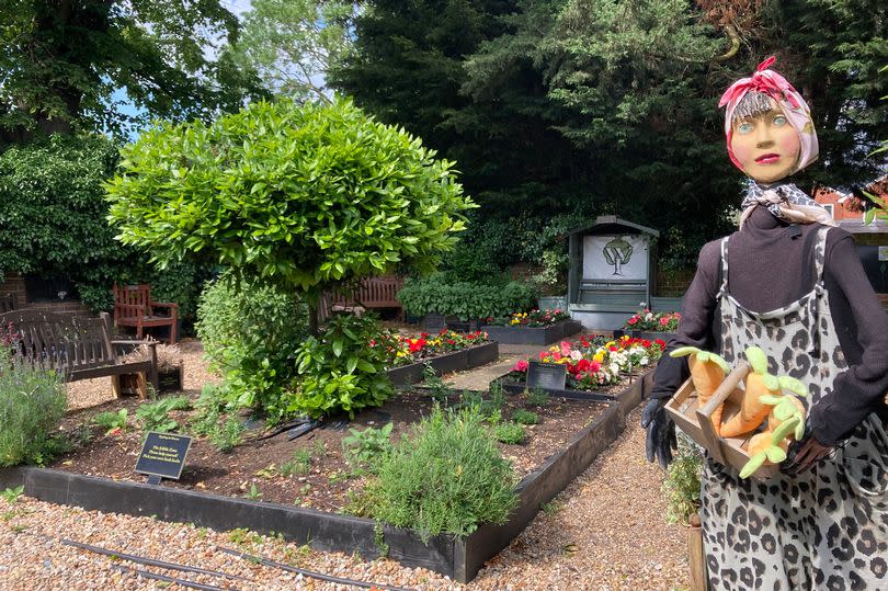 You can pick your own fresh herbs from the volunteer-led community garden just off of the high street