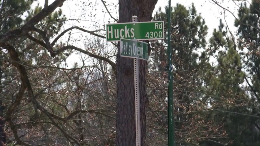 <em>The assault took place on Hucks Road in north Charlotte.</em>