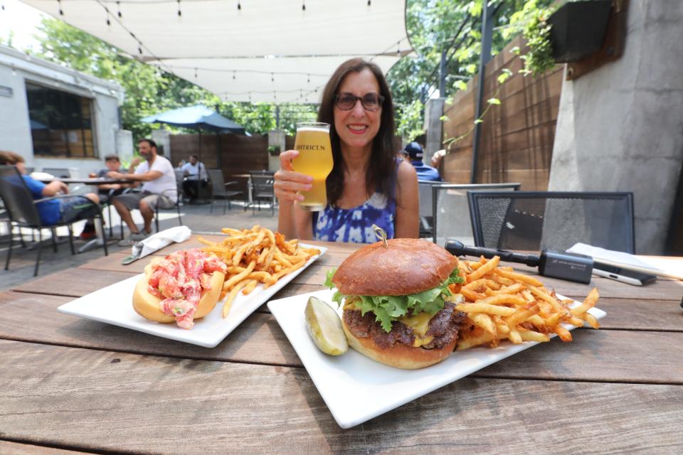 A day in the life: Lohud Food & Dining Reporter Jeanne Muchnick at The Burger Loft in New City.