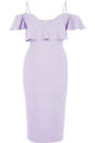 <p><em>Light Purple Cold Shoulder Bodycon Dress, RIVER ISLAND, $70</em></p><p><a rel="nofollow noopener" href="https://us.riverisland.com/women/dresses/bodycon-dresses/light-purple-cold-shoulder-bodycon-dress-703327" target="_blank" data-ylk="slk:BUY NOW;elm:context_link;itc:0;sec:content-canvas" class="link ">BUY NOW</a></p>