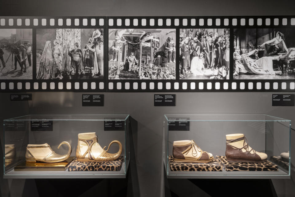 Some shoe style Salvatore Ferragamo created for movies.