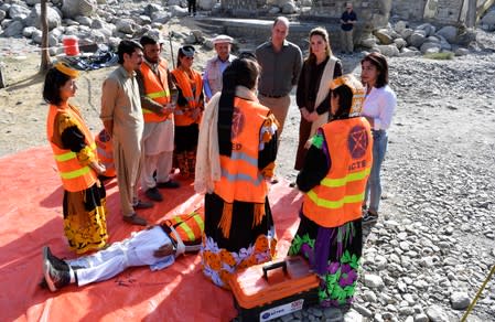 Britain's Prince William and Catherine, Duchess of Cambridge visit Pakistan