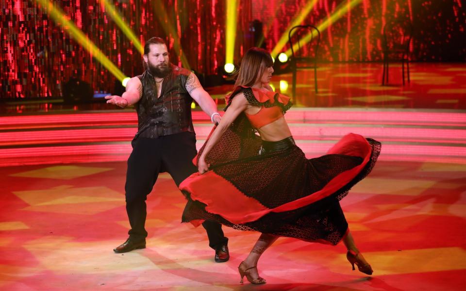 Castrogiovanni swaps his scrummaging boots for his dance shoes on Italy's version of Strictly Come Dancing