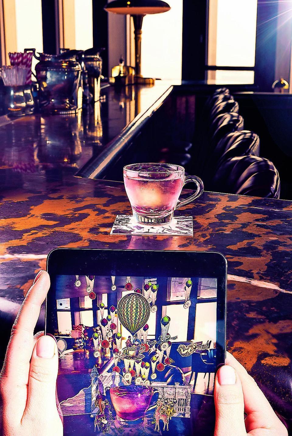 Augmented cocktails at City Social