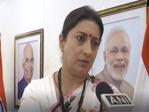 Union Minister for Women and Child Development Smriti Irani (Photo/ANI)