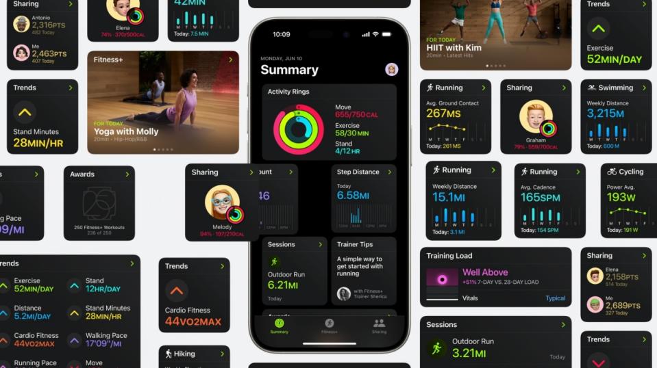 ▲The new version of watchOS 11 updates existing functions