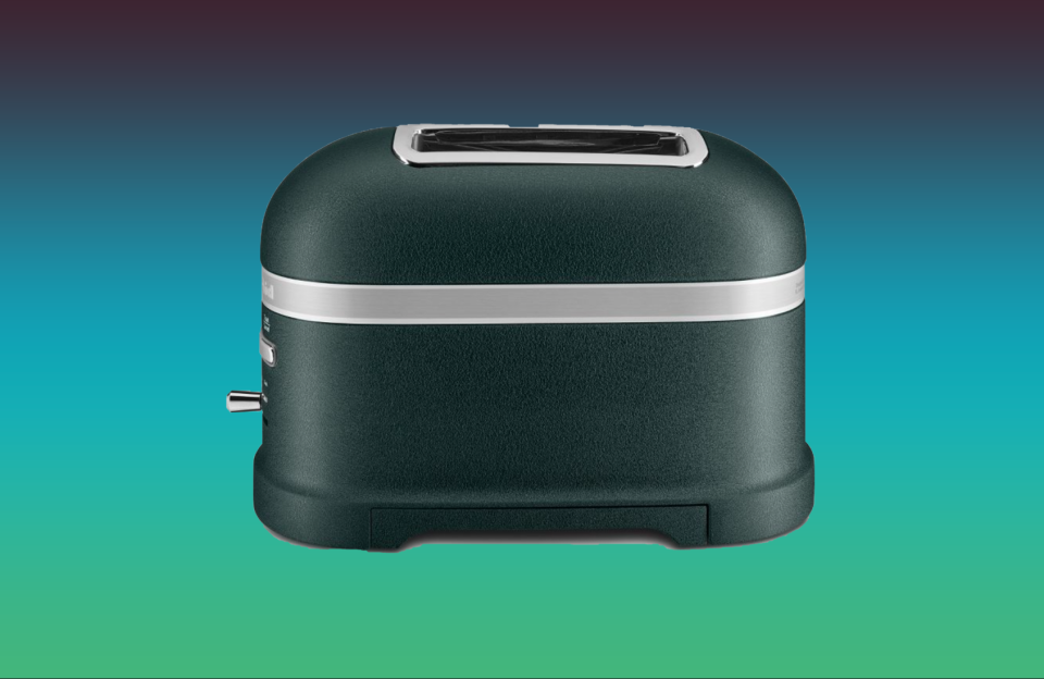 dark green toaster