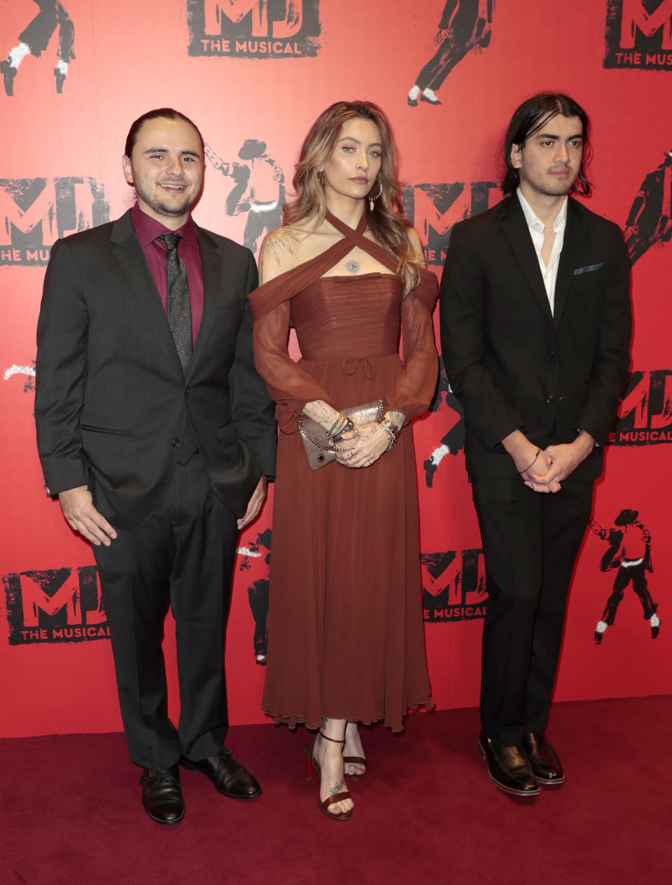 Prince Jackson, Paris Jackson and Bigi Jackson at the opening night of 