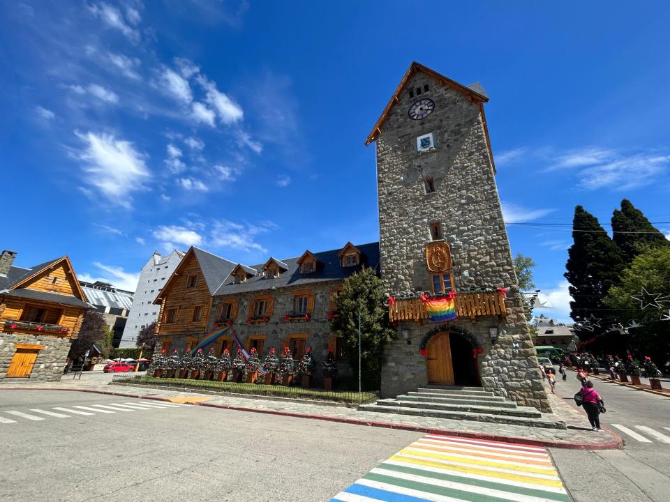 A building in Bariloche's city center.