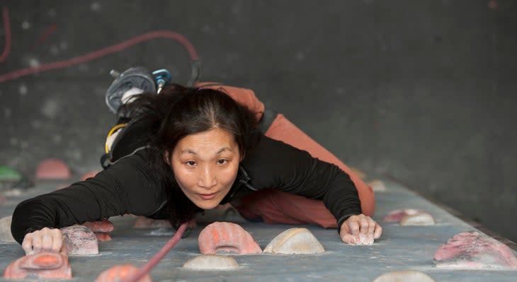 Rope climbing, as the name suggests, involves climbing with a rope. It is typically done on walls 30 to 60 feet tall. (Photo: Getty Images)