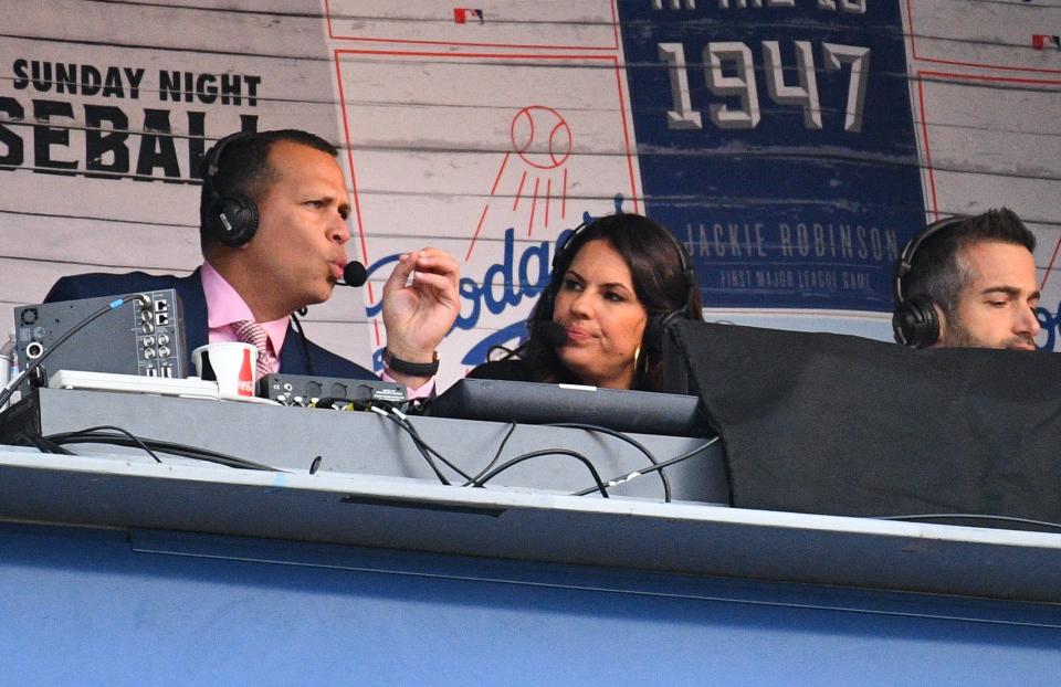 ESPN is moving on with its "Sunday Night Baseball" team minus Jessica Mendoza. (Brian Rothmuller/Icon Sportswire via Getty Images)