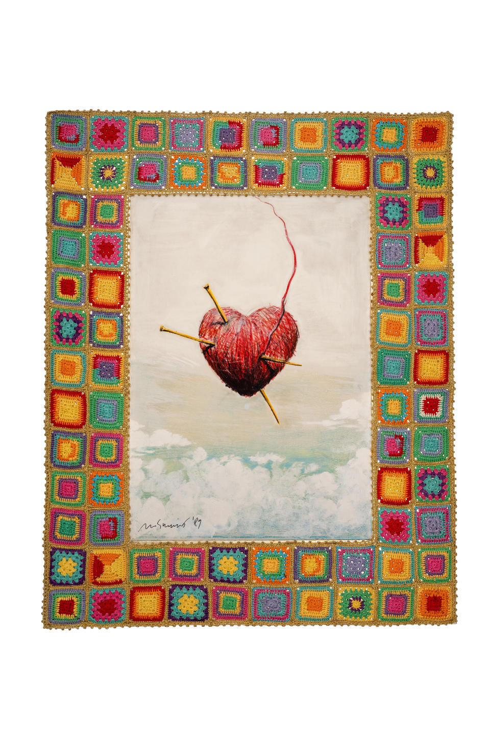 Franco Moschino's "Heart of wool" artwork chosen by Gabriella Karefa-Johnson.
