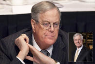 <b>Koch Brothers</b><br>Koch Industries<br><br>Billionaires David (left) and Charles Koch (right), two brothers at the helm of Koch Industries, have been major donors of Republican candidates and conservative causes. They have sent out mailing to all 45,000 employees of Koch Industries’ Georgia-Pacific subsidiary encouraging them to vote for Mitt Romney.<br><br>Excerpts from the mailing:<br><br>“While we are typically told before each Presidential election that it is important and historic, I believe the upcoming election will determine what kind of America future generations will inherit.<br><br>"If we elect candidates who want to spend hundreds of billions in borrowed money on costly new subsidies for a few favored cronies, put unprecedented regulatory burdens on businesses, prevent or delay important new construction projects, and excessively hinder free trade, then many of our more than 50,000 U.S. employees and contractors may suffer the consequences, including higher gasoline prices, runaway inflation, and other ills.”<br><br> “At the request of many employees, we have also provided a list of candidates in your state that have been supported by Koch companies or by KOCHPAC, our employee political action committee.”<br><br><a href="http://news.yahoo.com/blogs/ticket/koch-industries-sends-pro-romney-packet-employees-195709471--election.html" data-ylk="slk:more>;elm:context_link;itc:0;sec:content-canvas;outcm:mb_qualified_link;_E:mb_qualified_link;ct:story;" class="link  yahoo-link">more></a>