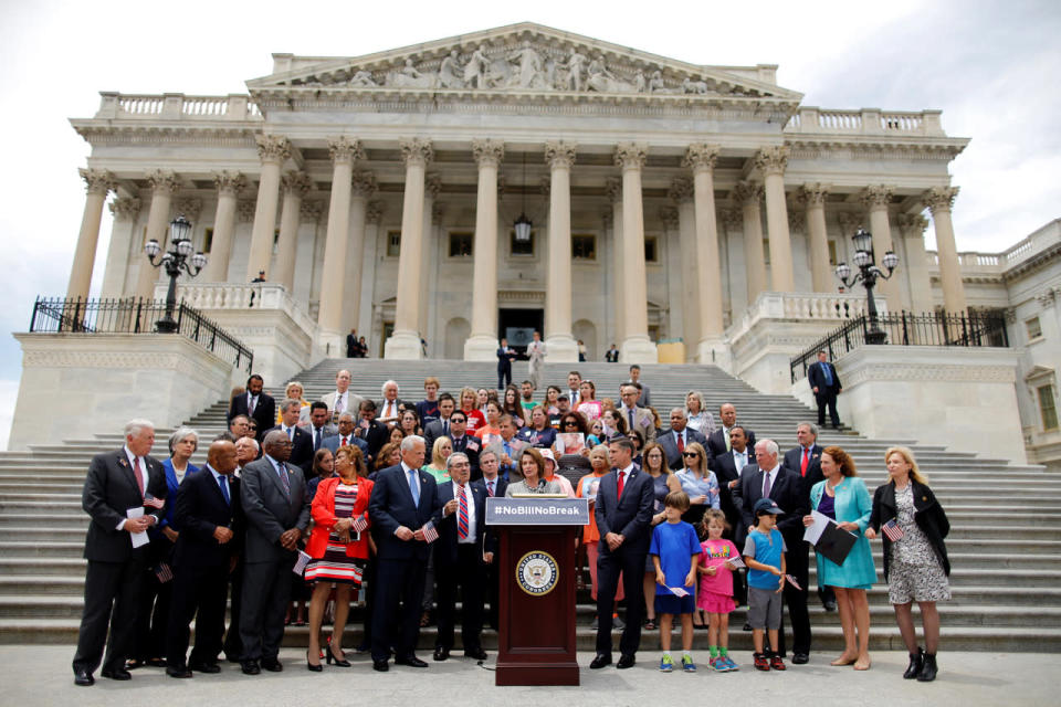 Democrats stage gun-control House sit-in