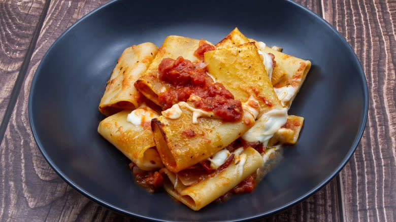 Paccheri pasta alla sorentina