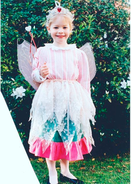 Emma Wiggles in a fairy costume