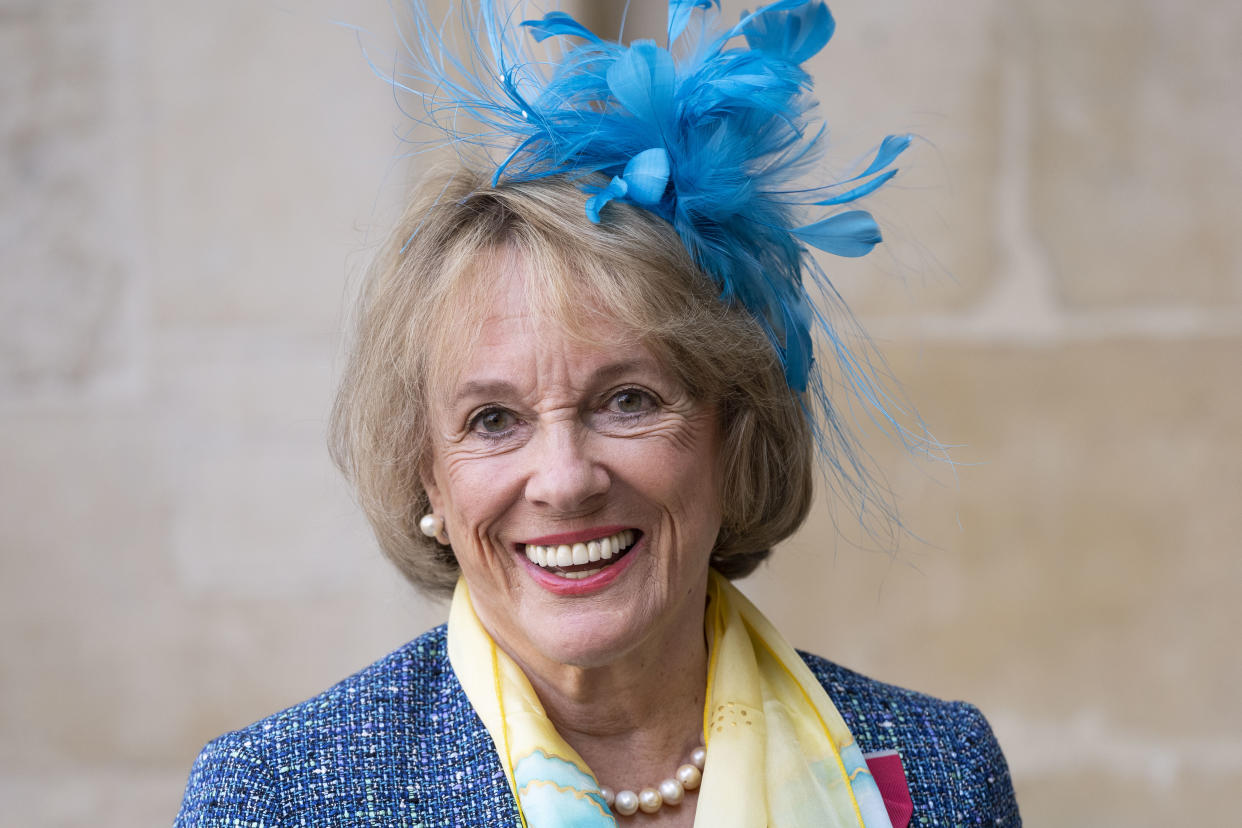 Esther Rantzen attends a Thanksgiving Service in memory of Dame Vera Lynn at Westminster Abbey 