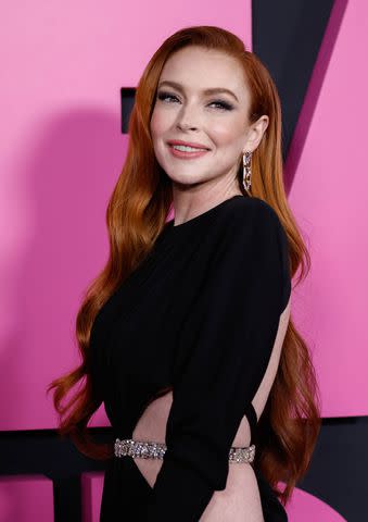<p>KENA BETANCUR/AFP via Getty </p> Lindsay Lohan attends the Mean girls N.Y.C. premiere